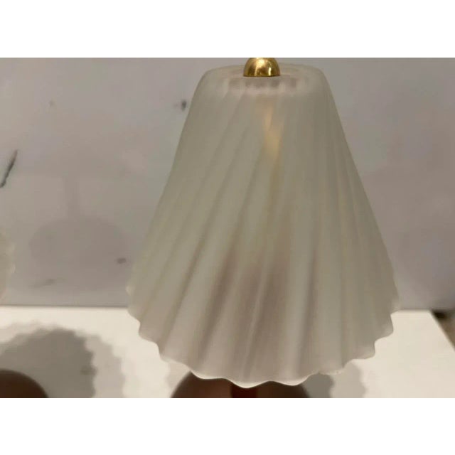 Italian Murano Glass Table Lamps, Set of 2 For Sale - Image 3 of 8