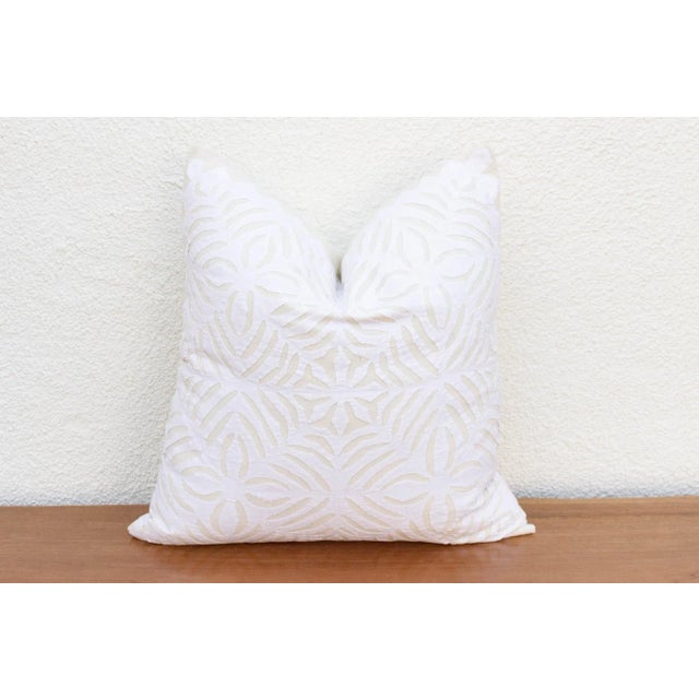 Indian Lina Applique Pillow Cover For Sale - Image 3 of 7