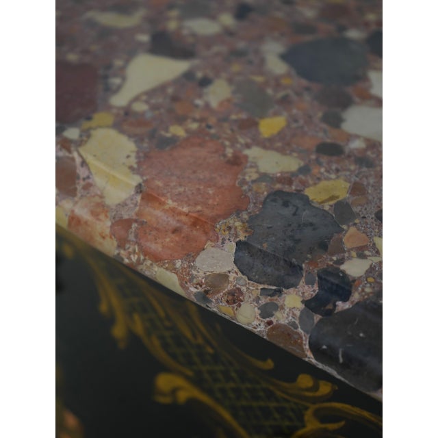 Vintage French Louis XV Style Chinoiserie Painted Commode Chest For Sale - Image 15 of 18