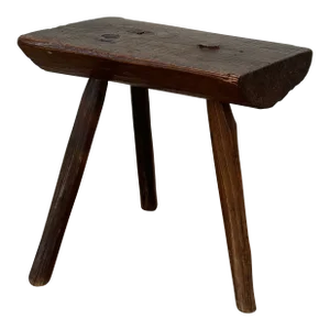 Antique Tripod Wooden Stool