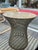 Steel Side Tables with Beige Veined White Marble Top, 1990s For Sale - Image 3 of 8