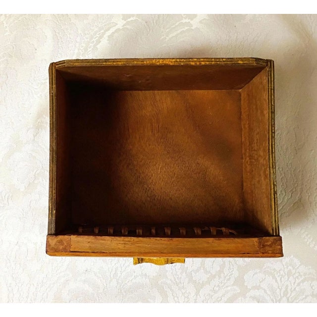 Small Chest of Drawers Bamboo Coffee Bar Station Mini Pod Storage Late Mid Century Tiki Coastal Old Florida Kitchen Wooden Grandmillenial Decor For Sale - Image 9 of 10