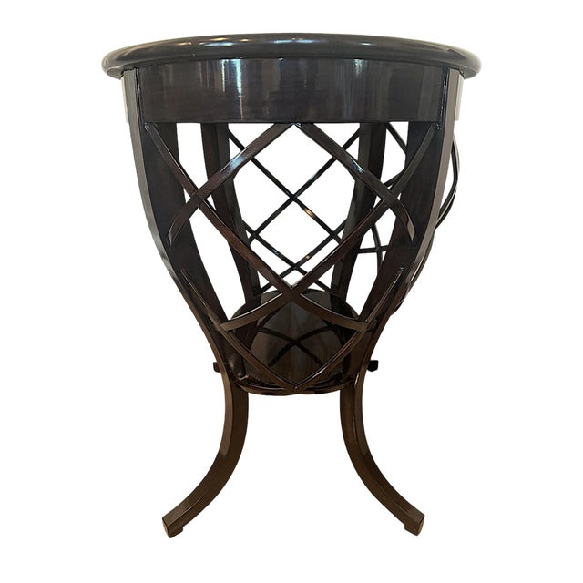 Late 20th Century Late 20th Century Bespoke Side Table, by Legendary Craftsman L. Rossi For Sale - Image 5 of 10