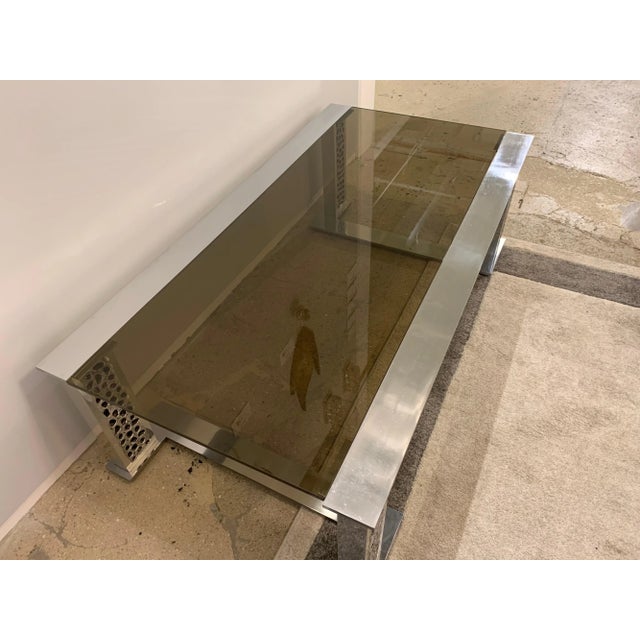 1970s Willy Luyckx Aluclair Belgian 1970s Sculptural Table For Sale - Image 10 of 13