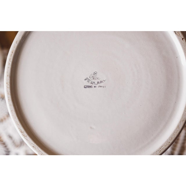 Beautiful glazed ceramic jug with lid. In perfect condition. Brand: Ferlaro, a famous Italian company. Diameter: 16 cm,...