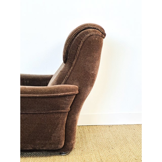 Vintage Velvet Living Room Set, 1960s, Set of 3 For Sale - Image 17 of 18