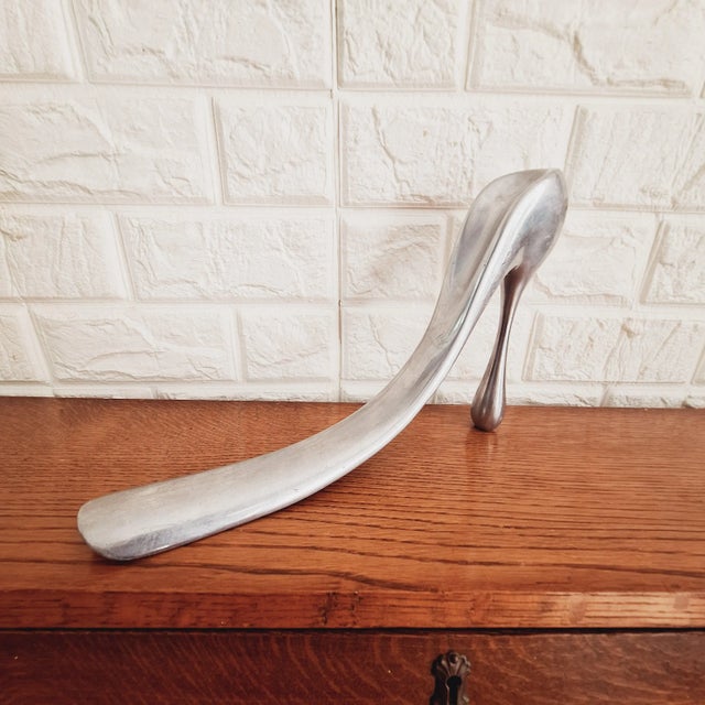 Original Stylish Limited Edition shoe-shaped shoehorn created by the famous Spanish designer Manolo Blahnik on the...