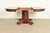 Wood Stickley Brothers Style Antique Mission Oak Arts & Crafts Pedestal Extension Dining Table, Newly Refinished For Sale - Image 7 of 14