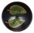 Big Size Chinese Ji Zhou Kiln Double Leaves Pattern Black Glazing Porcelain Bowl For Sale