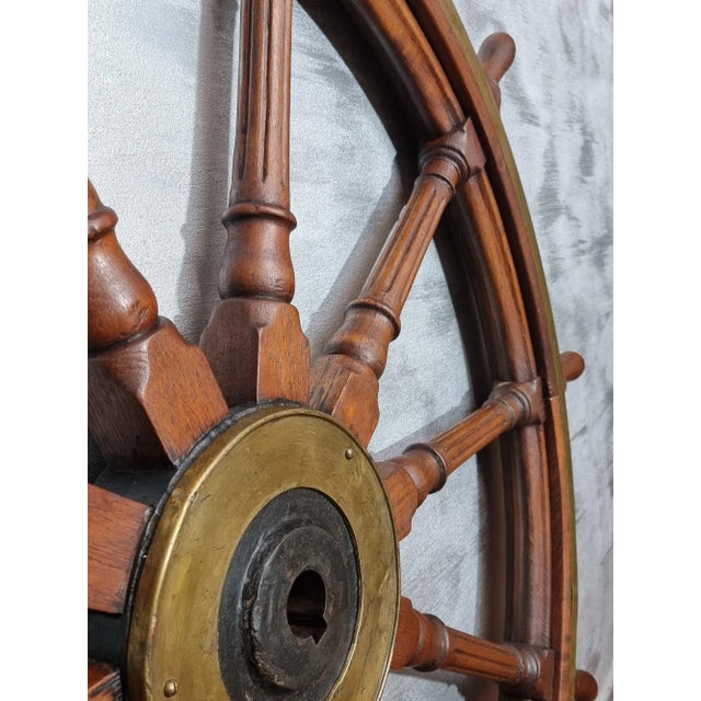 Shipping Steering Wheel with 10 Spokes For Sale - Image 6 of 11
