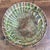 Late 19th Century Antique Hungarian Bowl With Marbled Glaze Heavily Patinated For Sale - Image 5 of 7
