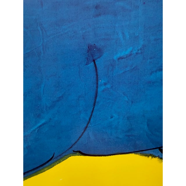Walasse Ting, Blue Horse, Copyright 1990, Yves Riviere .....Printed in Switzerland For Sale - Image 9 of 11
