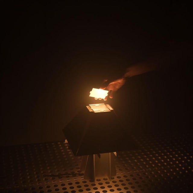 Metal Vestige Dogma Aluminium Table Lamp by Bureau of Entropy For Sale - Image 7 of 10