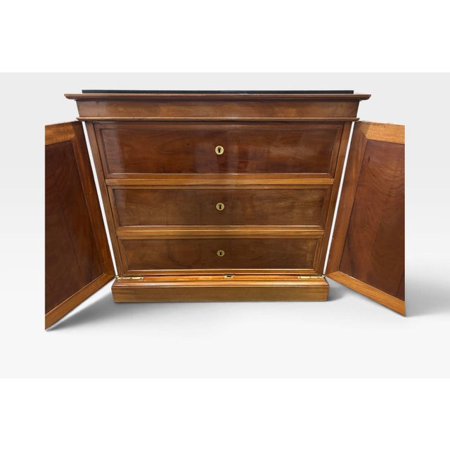 Early 19th Century French Restoration /Early Charles X Commode À Vantaux Et Tiroirs, Attributed to Bernard Molitor (1755–1833) For Sale - Image 5 of 16