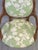 Vintage French Louis XVI Style Armchairs With Green and Cream Upholstery - A Pair For Sale - Image 4 of 12