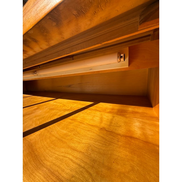 1960s Haberdashery Case With Sliding Glass Doors For Sale - Image 10 of 10