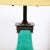 Mid-Century Modern Mid-Century Modernist Ceramic Turquoise Jade Table Lamps W/ Bronze Fittings For Sale - Image 3 of 11