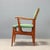 Vintage Armchair in Green Fabric, 1950s For Sale - Image 3 of 11