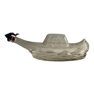 Mid-Century Viarengo Italy Glass Gondola Decanter