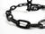 Black Brutalist Welded Black Chains Floor Lamp in the style of Franz West, 1970s For Sale - Image 8 of 13
