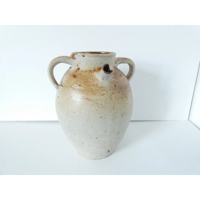Campaign 1910s French Vintage Primitive Amphora Oil Jar or Jug For Sale - Image 3 of 11