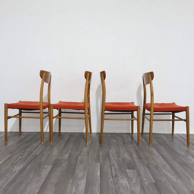 1960s Scandinavian Dining Chairs, 1960s, Set of 4 For Sale - Image 5 of 9