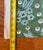 1 Yard of Blue and Green Floral Fabric Leah O'Connell Textiles 'Harriet' in Cricket For Sale In New York - Image 6 of 9