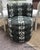 Compact Barrel Chair on Casters With Sister Parish “Mahalo” Upholstery For Sale In Charlotte - Image 6 of 6