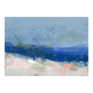 Soft Modernist California Seascape Original Painting