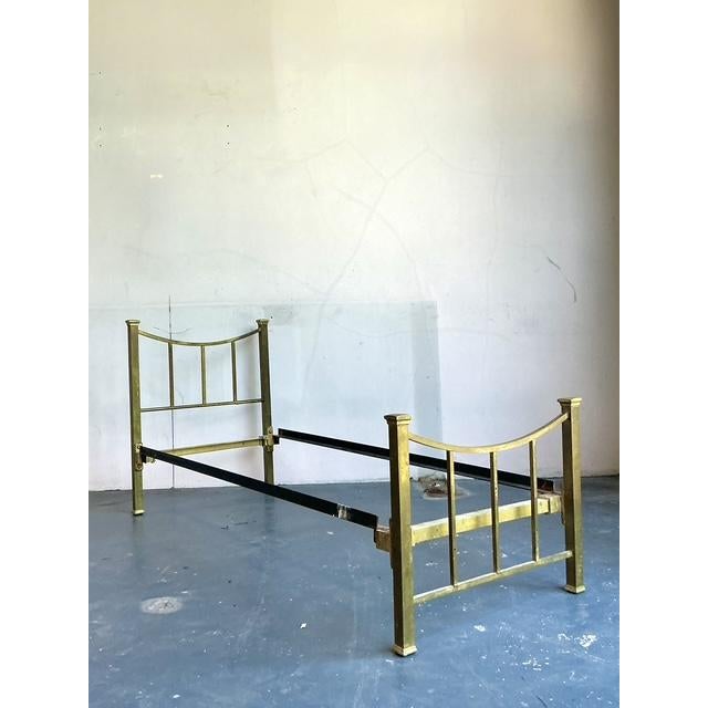Vintage Boho Brass Daybed For Sale In West Palm - Image 6 of 8