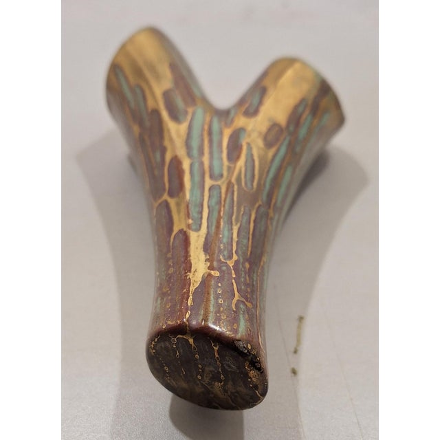 Mid-Century Ceramic Model Number 456 Branch Wall Vase, Germany, 1950s For Sale - Image 4 of 7