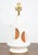 Vintage Mid Century Modern Lamp Wood Ceramic Table Lamp - a Pair For Sale In Sacramento - Image 6 of 12
