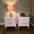 Faux Bamboo Nighstands / Bedside Tables - A Pink Pair For Sale - Image 13 of 13