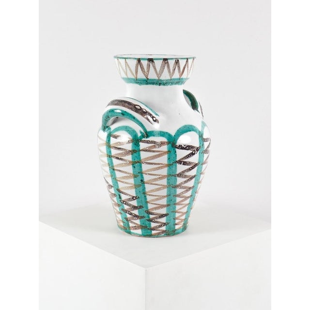 1960s Vintage Ceramic Vase by Robert Picault, 1960s For Sale - Image 5 of 10