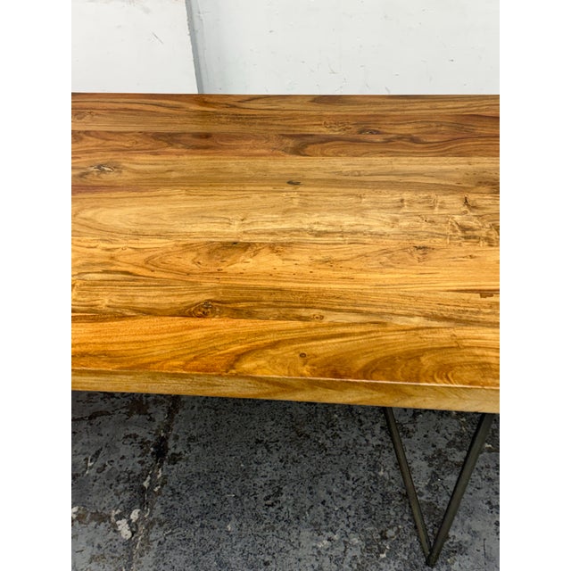CB2 Cb2 Dylan Acacia Dining Table For Sale - Image 4 of 12