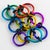 David Spada Modernist Rainbow Multicolor Aluminum Bangle Bracelet For Sale - Image 10 of 14