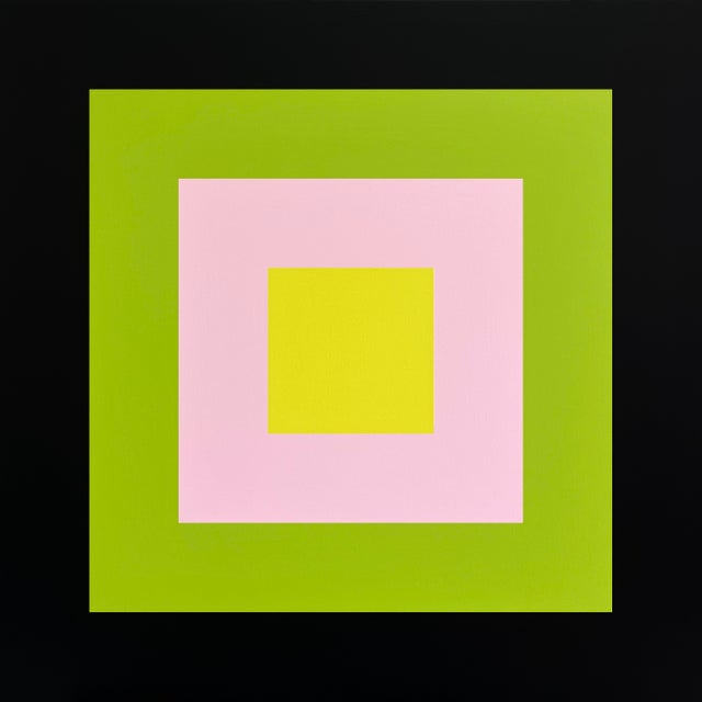 2020s Contemporary Abstract Acrylic on Stretched Canvas "Colour Orb 17" by Brent Hallard For Sale - Image 5 of 5