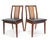 Wood Set 4 Danish Mid-Century Modern Oiled Walnut Cane Back Side Dining Chairs MINT! For Sale - Image 7 of 9