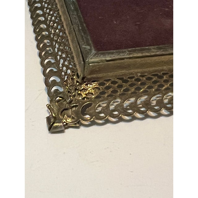 Art Deco Filagree Frame For Sale - Image 4 of 8