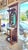 Wood Vintage Apothecary Hallstand With Mirror For Sale - Image 7 of 10