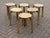 Oak Nomad Designer Stacking Stools from Skagerak, Set of 6 For Sale - Image 15 of 16