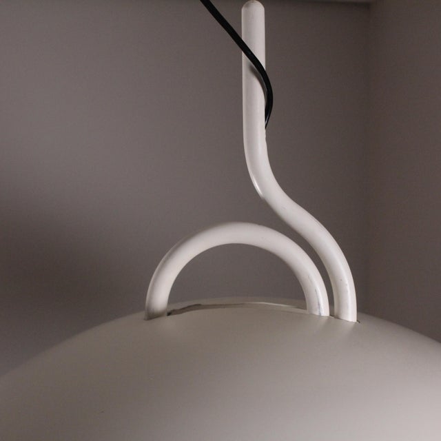 Moon Dome Metal Pendant Lamp by Elio Martinelli for Martinelli Luce, 1980s For Sale - Image 9 of 12