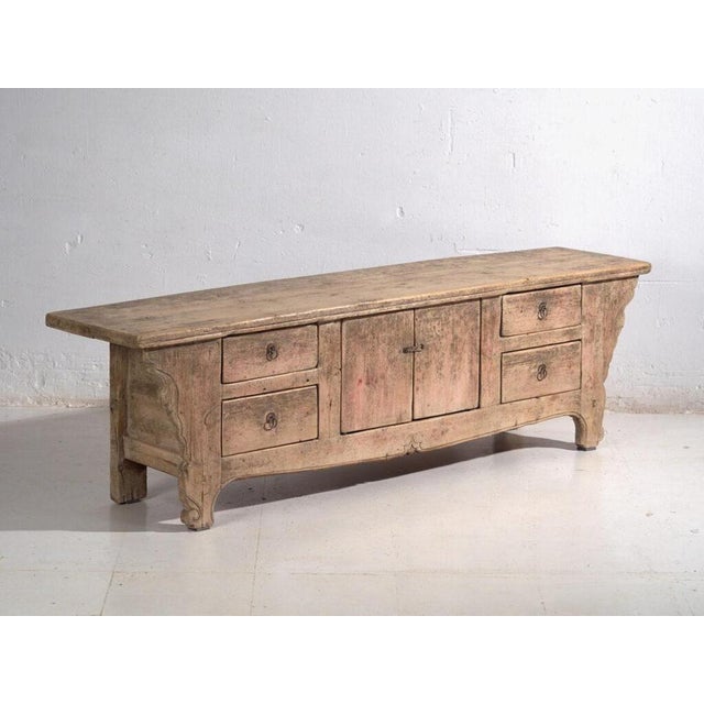 Vintage Pine Low Sideboard, 1920 For Sale - Image 13 of 13