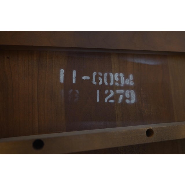 Ethan Allen Queen Anne Cherry Dining Room Table For Sale - Image 18 of 18