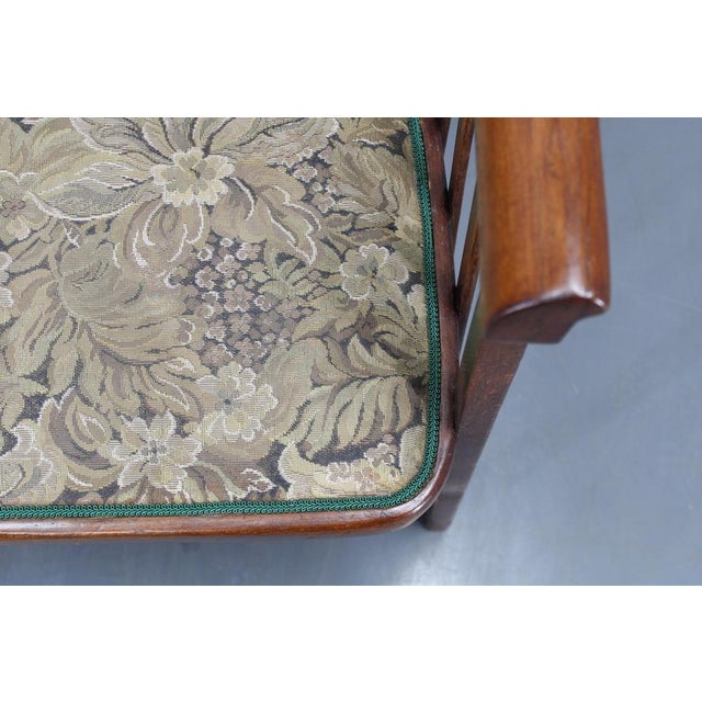 Wood Art Nouveau Fledermaus Sofa attributed to Josef Hoffmann, 1960s For Sale - Image 7 of 18