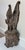 An extraordinary and highly sculptural winged California mountain lion above bighorn ram heads cast iron element believed...