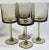 Geometric Etched Water Goblets- Set of Four For Sale - Image 10 of 12
