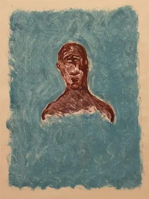 2010 "Sad Mitch" Gronk Hand-Created and Printed Monoprint