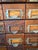Antique 32-Drawer Oak Hardware Parts Cabinet by W.C. Heller Co. For Sale - Image 4 of 17