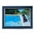 Contemporary Hockney Inspired Black Lab Small Dog Print by Judy Henn Framed For Sale